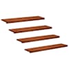vidaXL Trepiastmed 4 tk 120 x 30 x 2 cm Pruun Tugev lepppuu