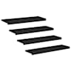 vidaXL Trepiastmed 4 tk 100 x 25 x 2 cm Must Tugev lepppuu