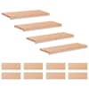 vidaXL Trepiastmed 12 tk 80 x 30 x 2 cm Naturaalne Tugev lepppuu
