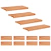 vidaXL Trepiastmed 12 tk 80 x 30 x 2 cm Lakk Tugev lepppuu
