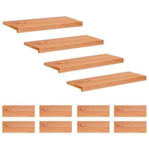 vidaXL Trepiastmed 12 tk 80 x 30 x 2 cm Lakk Tugev lepppuu