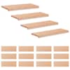 vidaXL Trepiastmed 16 tk 80 x 25 x 2 cm Naturaalne Tugev lepppuu