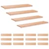 vidaXL Trepiastmed 16 tk 120 x 30 x 2 cm Naturaalne Tugev lepppuu