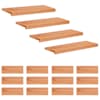vidaXL Trepiastmed 16 tk 80 x 25 x 2 cm Lakk Tugev lepppuu