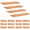 vidaXL Trepiastmed 16 tk 90 x 30 x 2 cm Lakk Tugev lepppuu