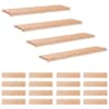 vidaXL Trepiastmed 20 tk 120 x 30 x 2 cm Naturaalne Tugev lepppuu
