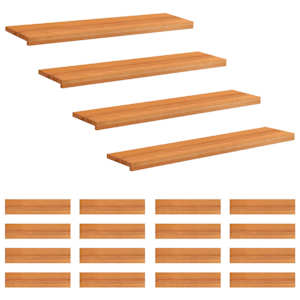 vidaXL Trepiastmed 20 tk 110 x 30 x 2 cm Helepruun Tugev lepppuu