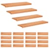 vidaXL Trepiastmed 20 tk 90 x 30 x 2 cm Lakk Tugev lepppuu