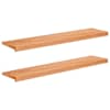 vidaXL Aknaalused 2 tk Lakitud 120 x 25 x 2 cm Tugev lepppuu