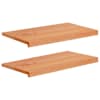 vidaXL Aknaalused 2 tk Lakitud 80x 40 x 2 cm Tugev lepppuu