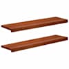 vidaXL Aknaalused 2 tk Pruun 90 x 25 x 2 cm Tugev lepppuu