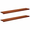 vidaXL Aknaalused 2 tk Pruun 160 x 25 x 2 cm Tugev lepppuu