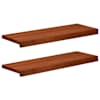 vidaXL Aknaalused 2 tk Pruun 80x 30 x 2 cm Tugev lepppuu