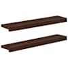 vidaXL Aknaalused 2 tk Tume pruun 80x 20 x 2 cm Tugev lepppuu