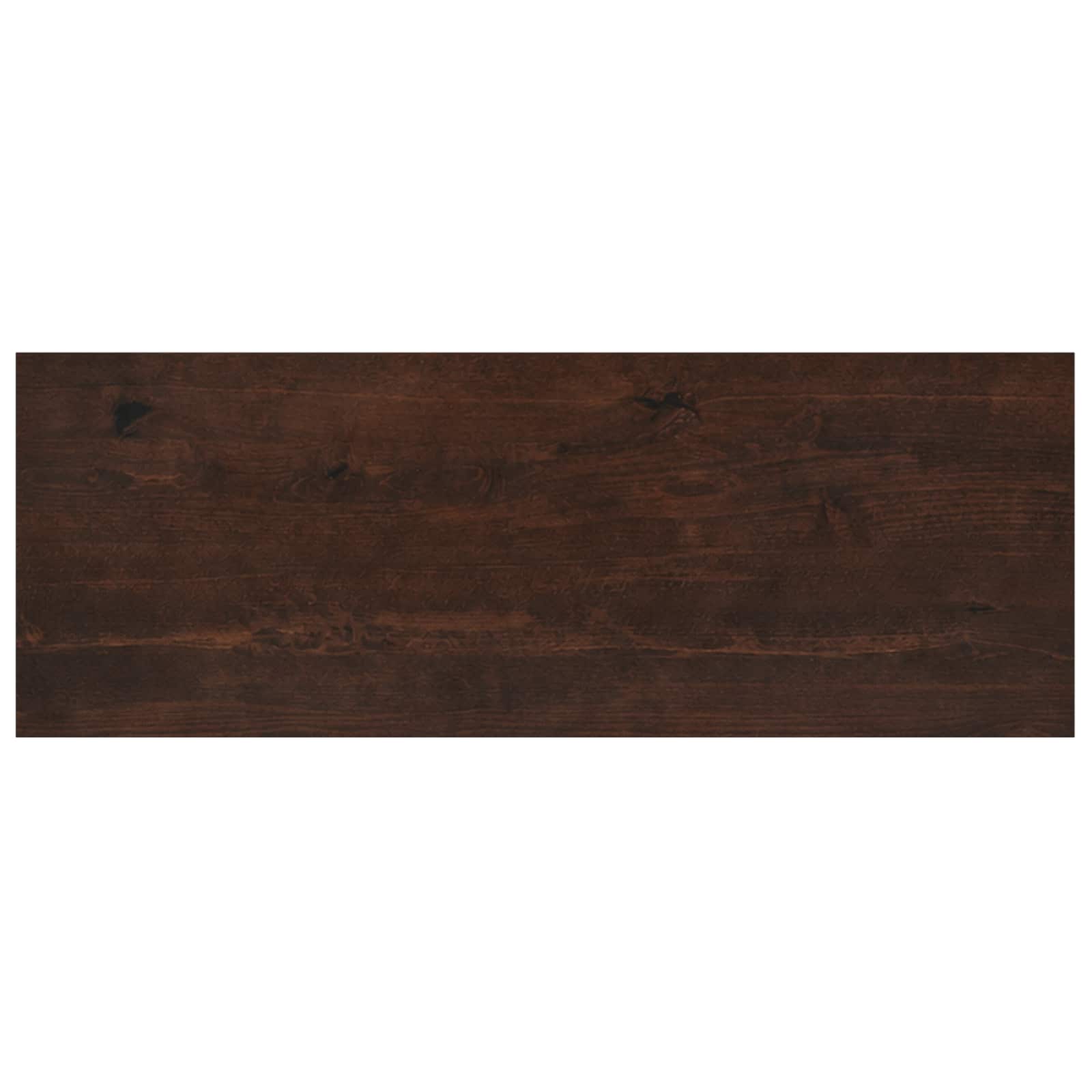 Παράθυρα 2 τμχ. Σκούρο Καφέ 120 x 40 x 2 cm Στερεό ξύλο οξιάς - Image 5