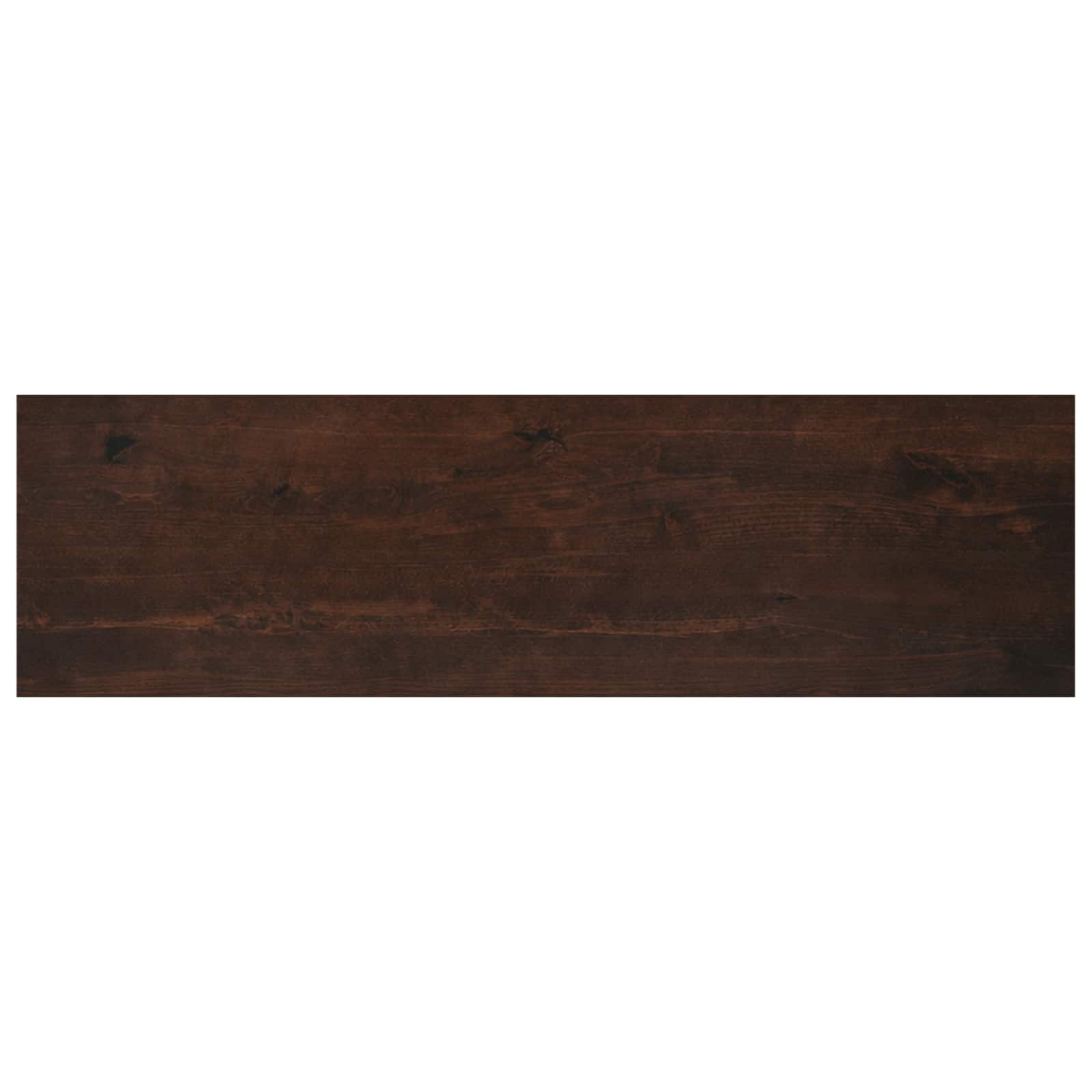 Παράθυρα 2 τμχ. Σκούρο Καφέ 160 x 40 x 2 cm Στερεό ξύλο οξιάς - Image 5