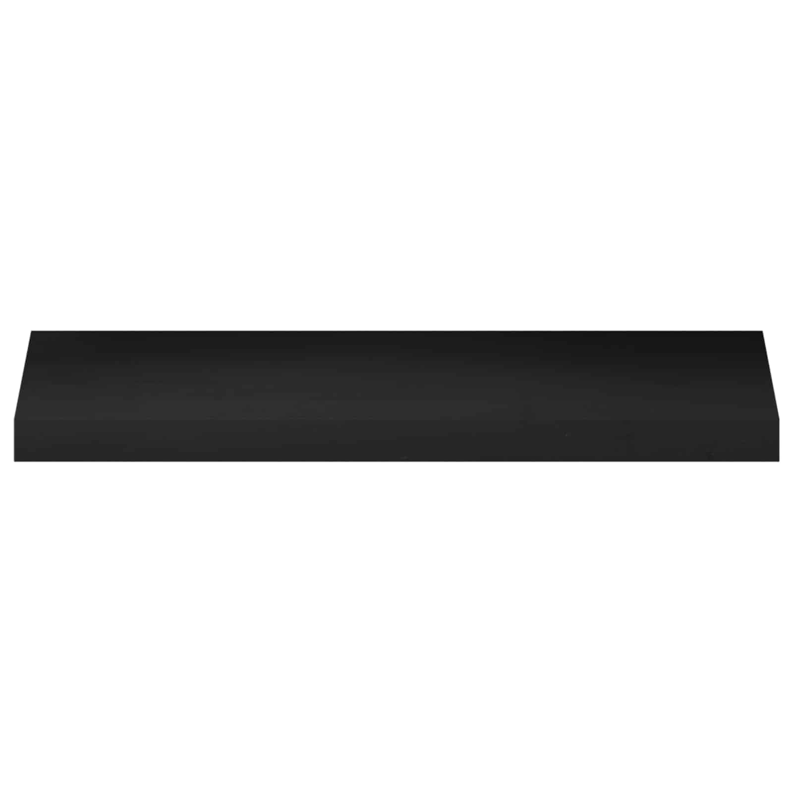 vidaXL - Raamprofielen - 2 - st - Zwart - 80 - x - 15 - x - 2 - cm - Massief - beukenhout