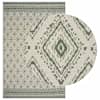 vidaXL Alavaip Looduslik ja roheline 160 x 230 cm PET