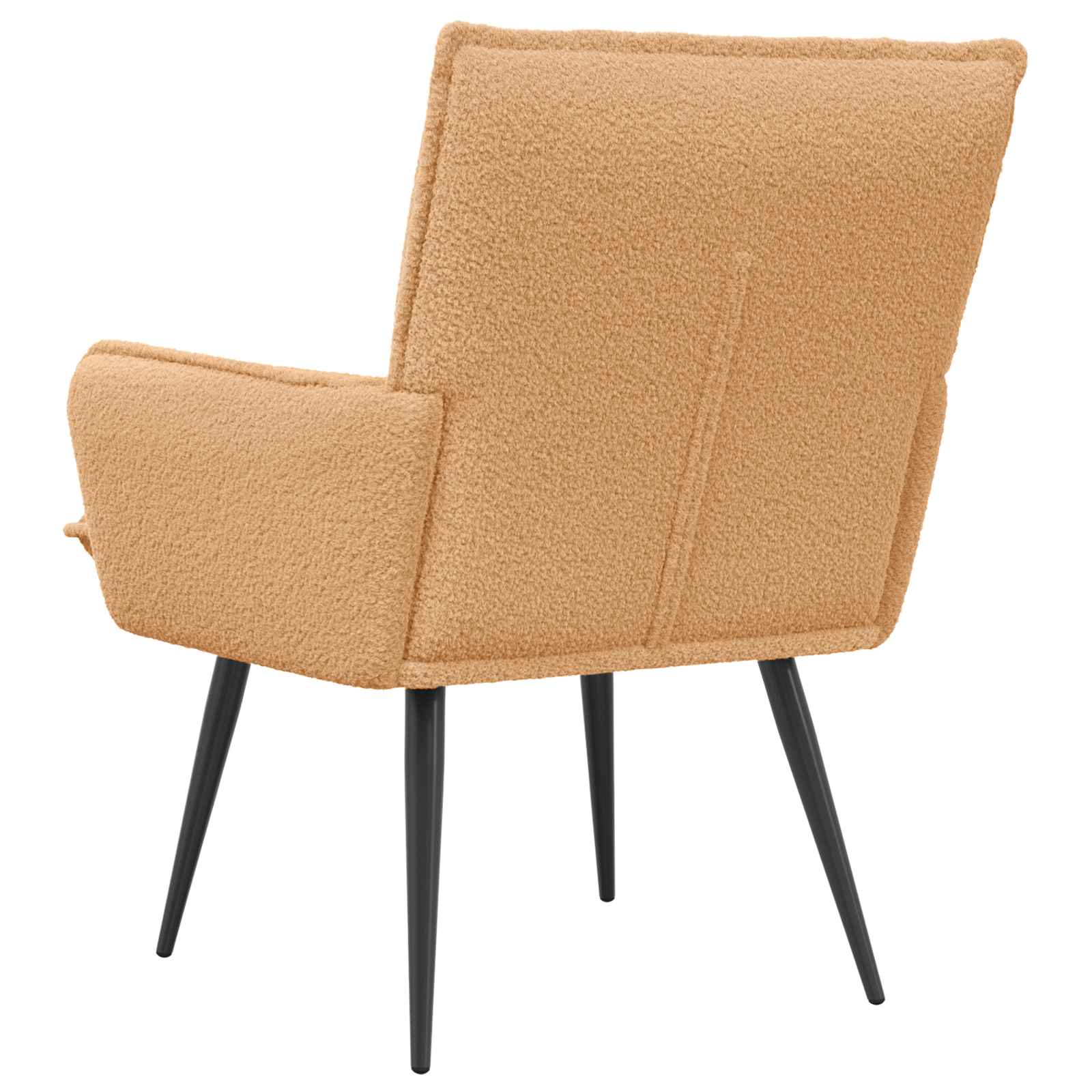 Fauteuil Beige Bouclé - Afbeelding 4