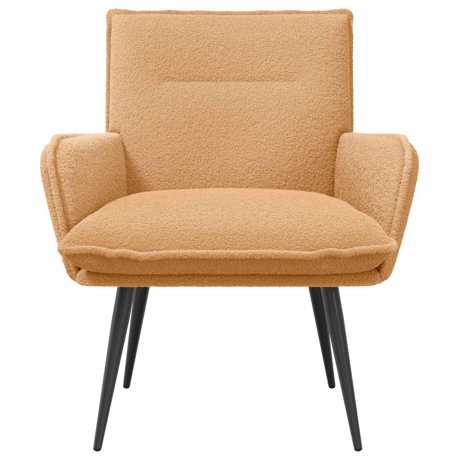 Fauteuil Beige Bouclé - Afbeelding 2