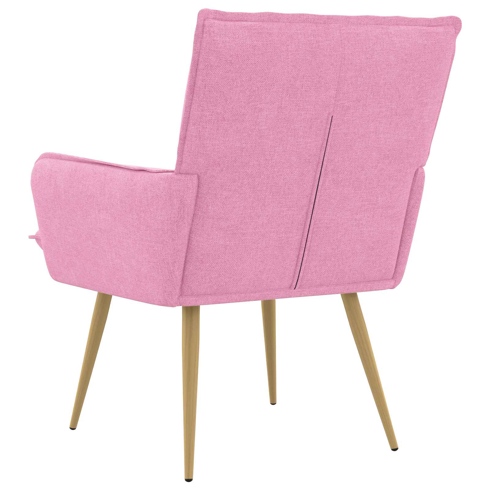 Fauteuil Roze Stof - Afbeelding 4