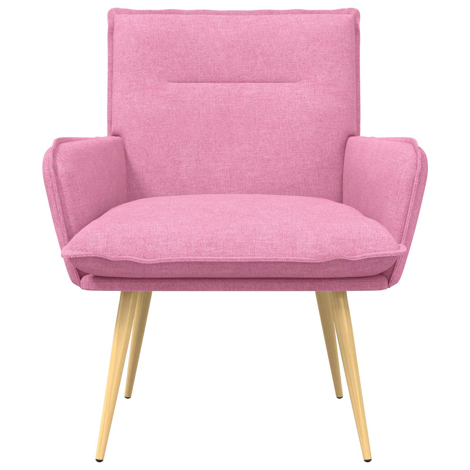 Fauteuil Roze Stof - Afbeelding 2