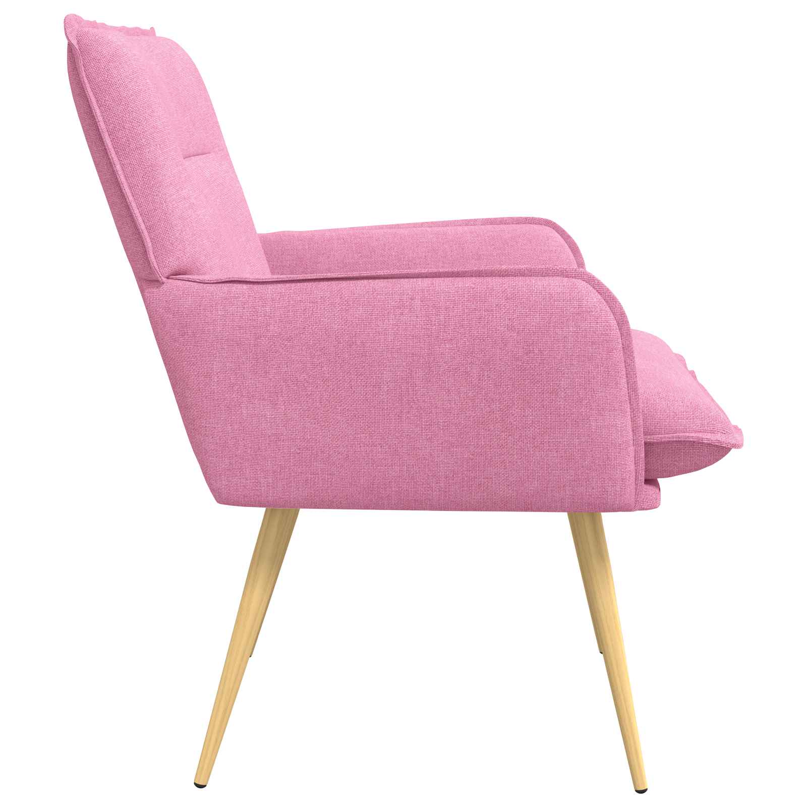 Fauteuil Roze Stof - Afbeelding 3