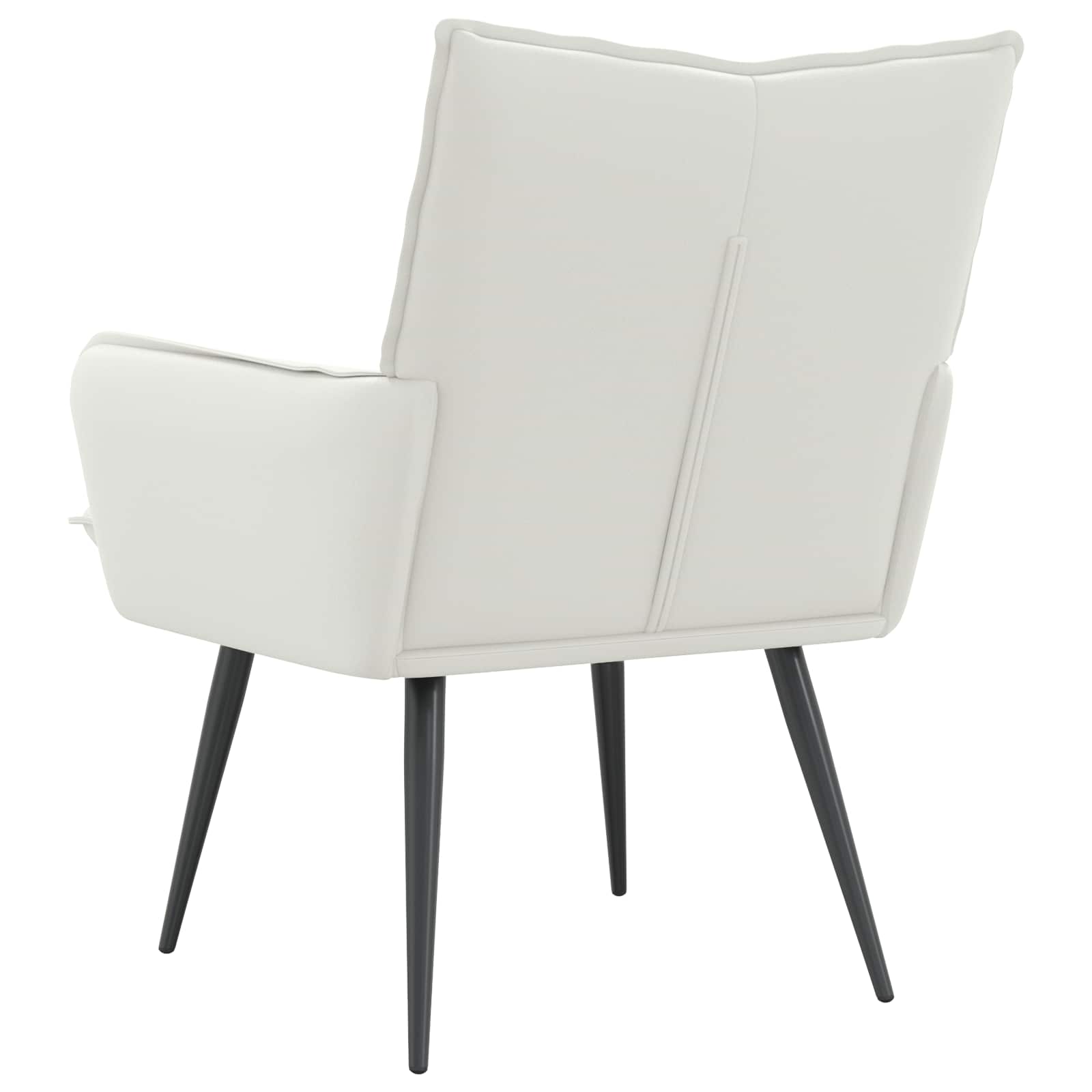 vidaXL Sessel Weiß Kunstleder – Bild 4