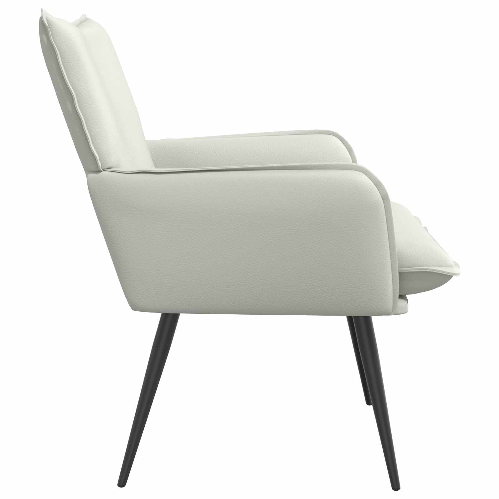 vidaXL Sessel Weiß Kunstleder – Bild 3