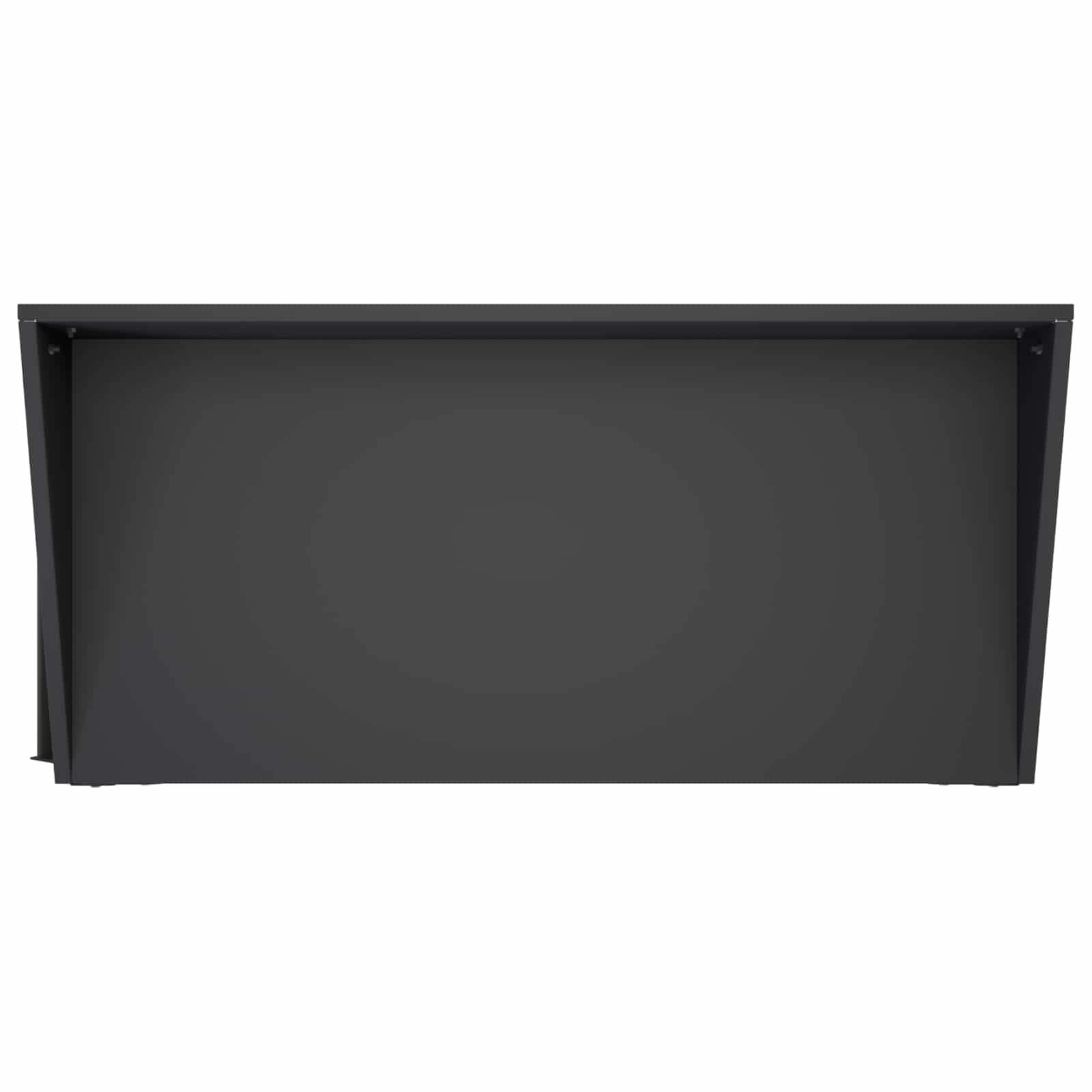 Pottafel met Wielen 96 x 50 x 89 cm Koudgewalst staal Zwart image 6