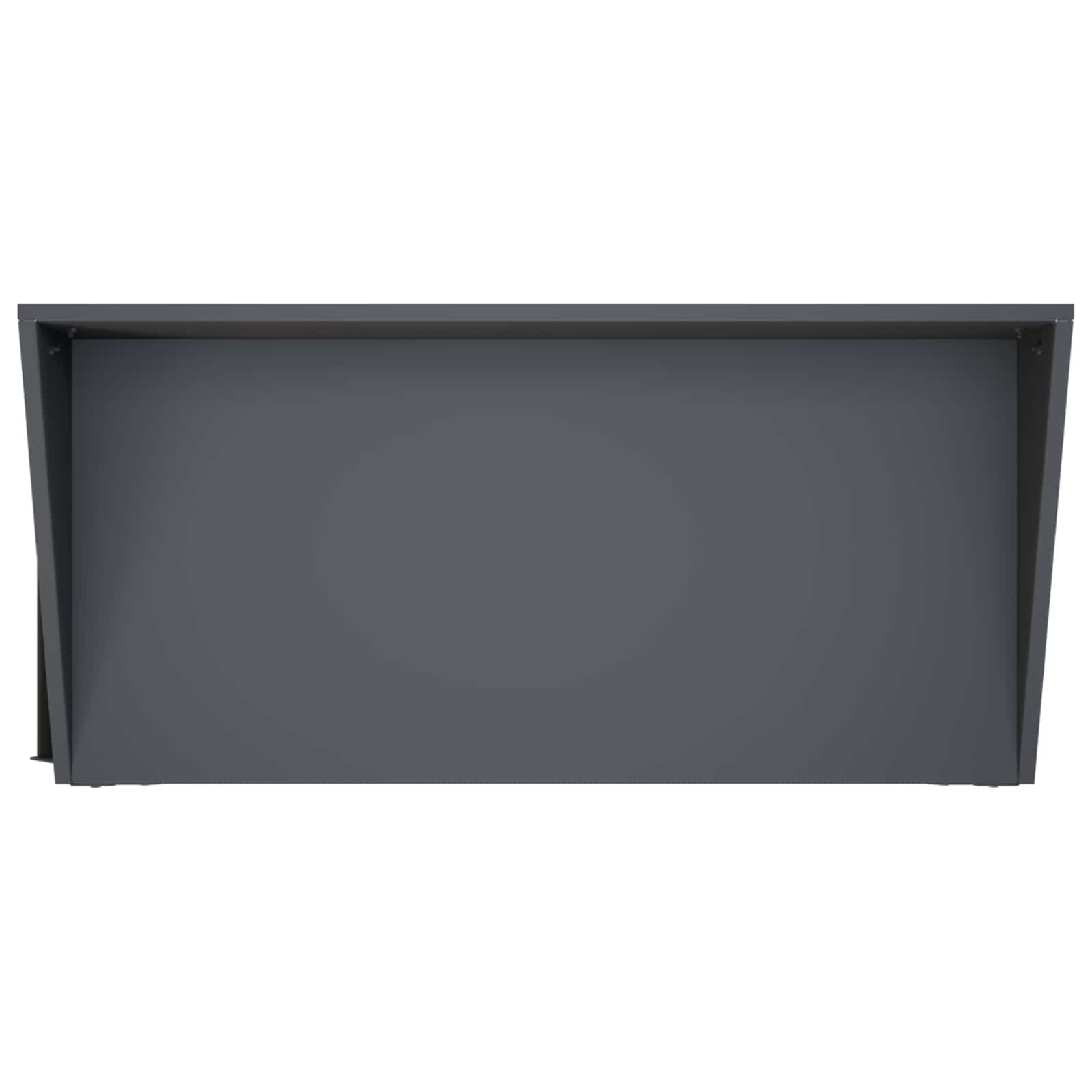 Pottafel met Wielen 96 x 50 x 89 cm Koudgewalst staal Antraciet image 6