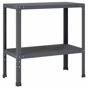 vidaXL Istutuslaud 100 x 40 x 80 cm Pulberv&auml;rvitud teras Antratsiit