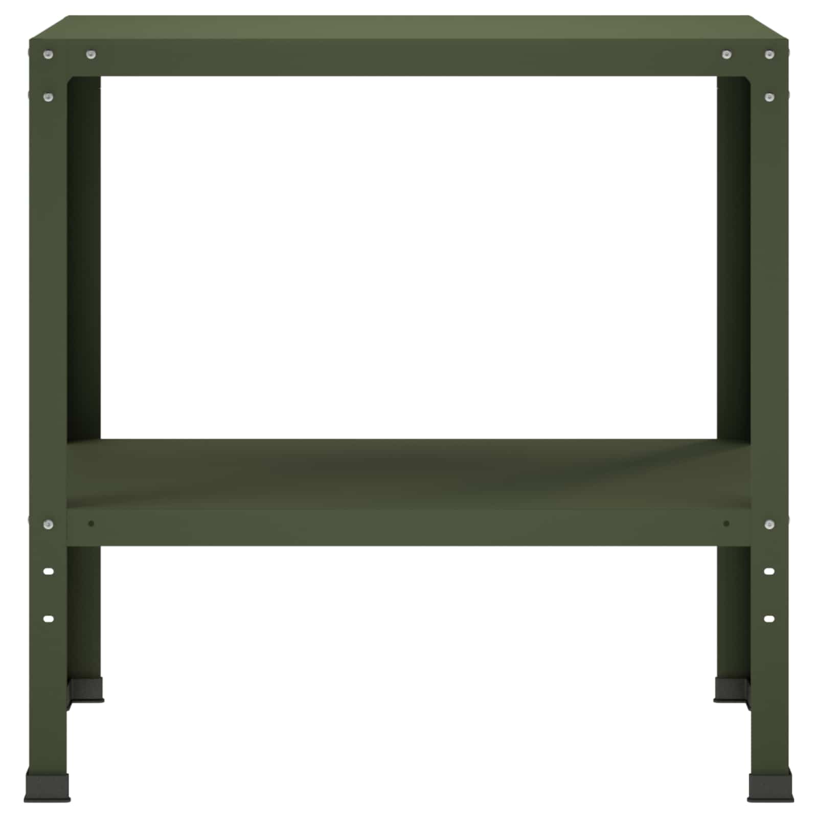 Planttafel 100 x 40 x 80 cm Gepoedercoat staal Olijfgroen image 3