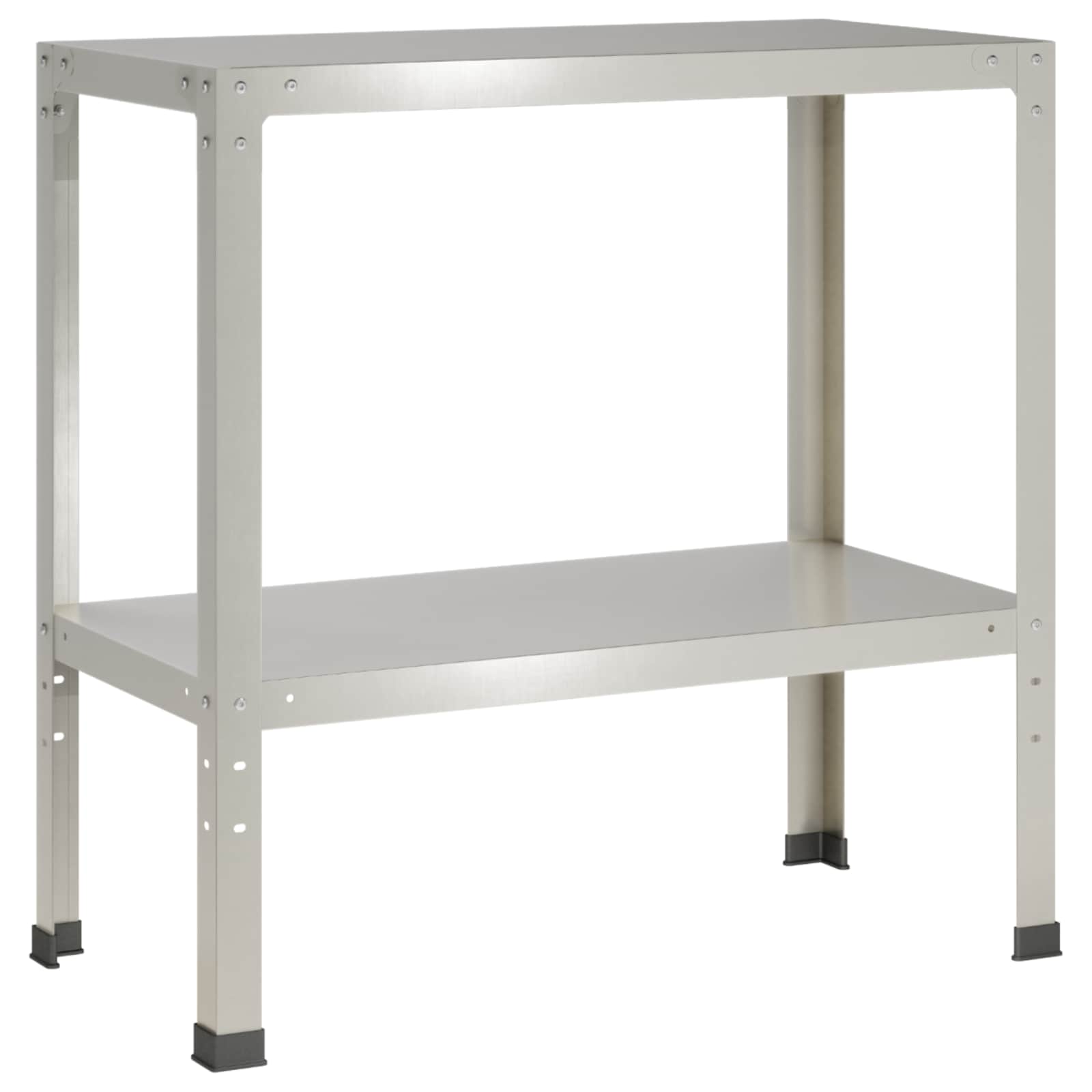 Planttafel 100 x 40 x 80 cm Roestvrij staal zilver image 2