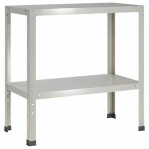 vidaXL Istutuslaud 100 x 40 x 80 cm Roostevaba teras H&otilde;bedane