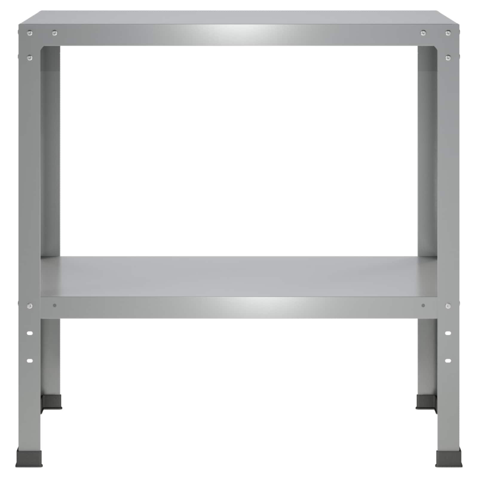 Planttafel 80 x 40 x 80 cm Gegalvaniseerd staal zilver image 3