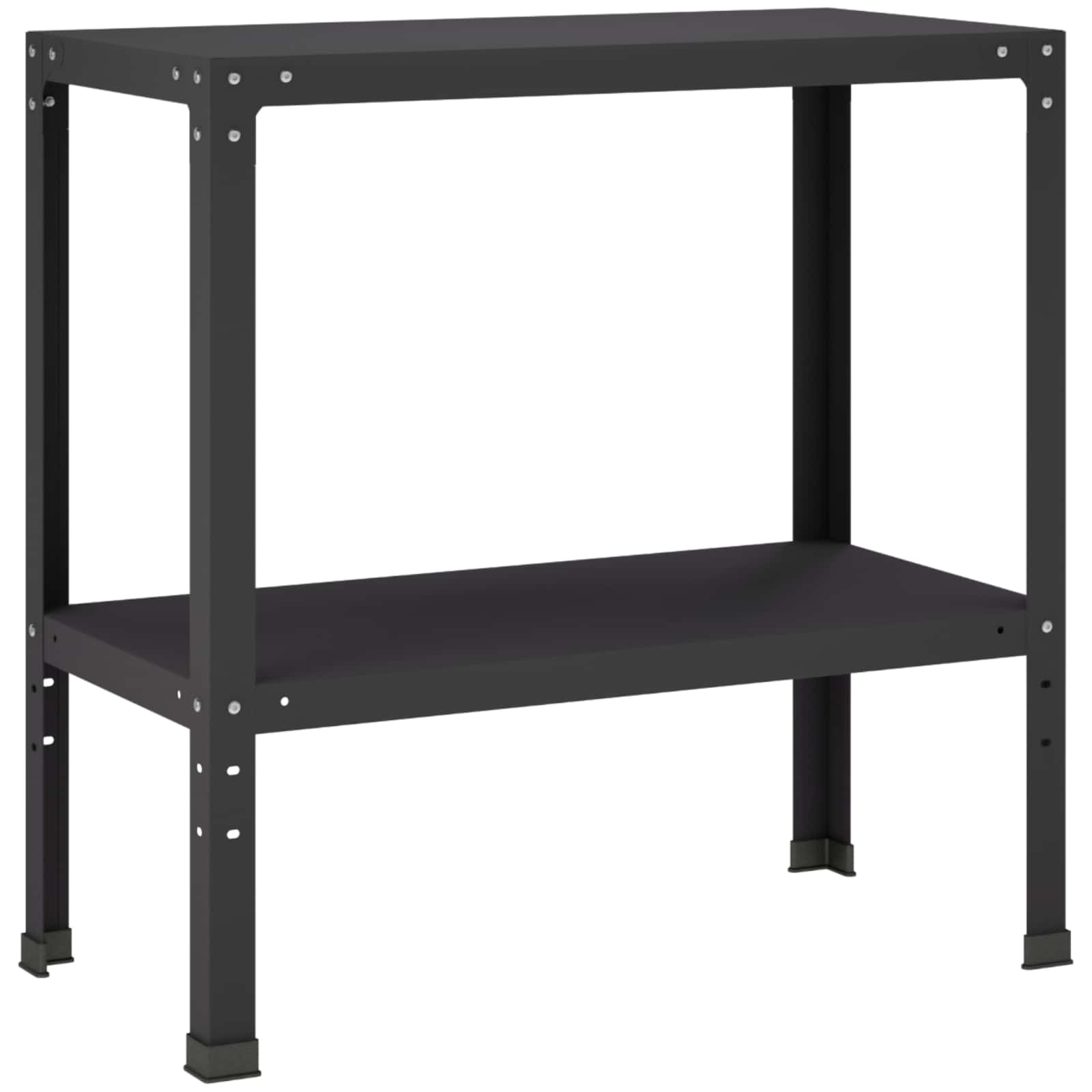 Planttafel 60 x 40 x 80 cm Gepoedercoat staal Zwart image 2