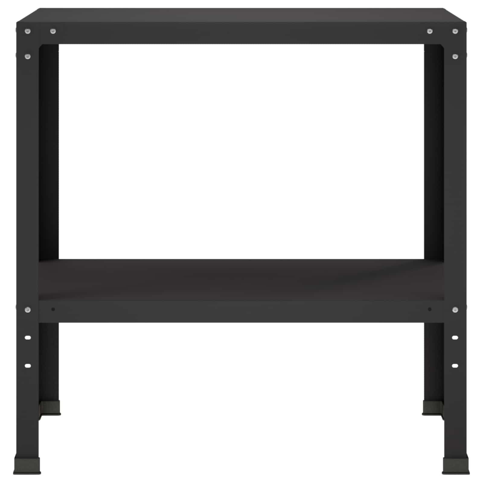 Planttafel 60 x 40 x 80 cm Gepoedercoat staal Zwart image 3