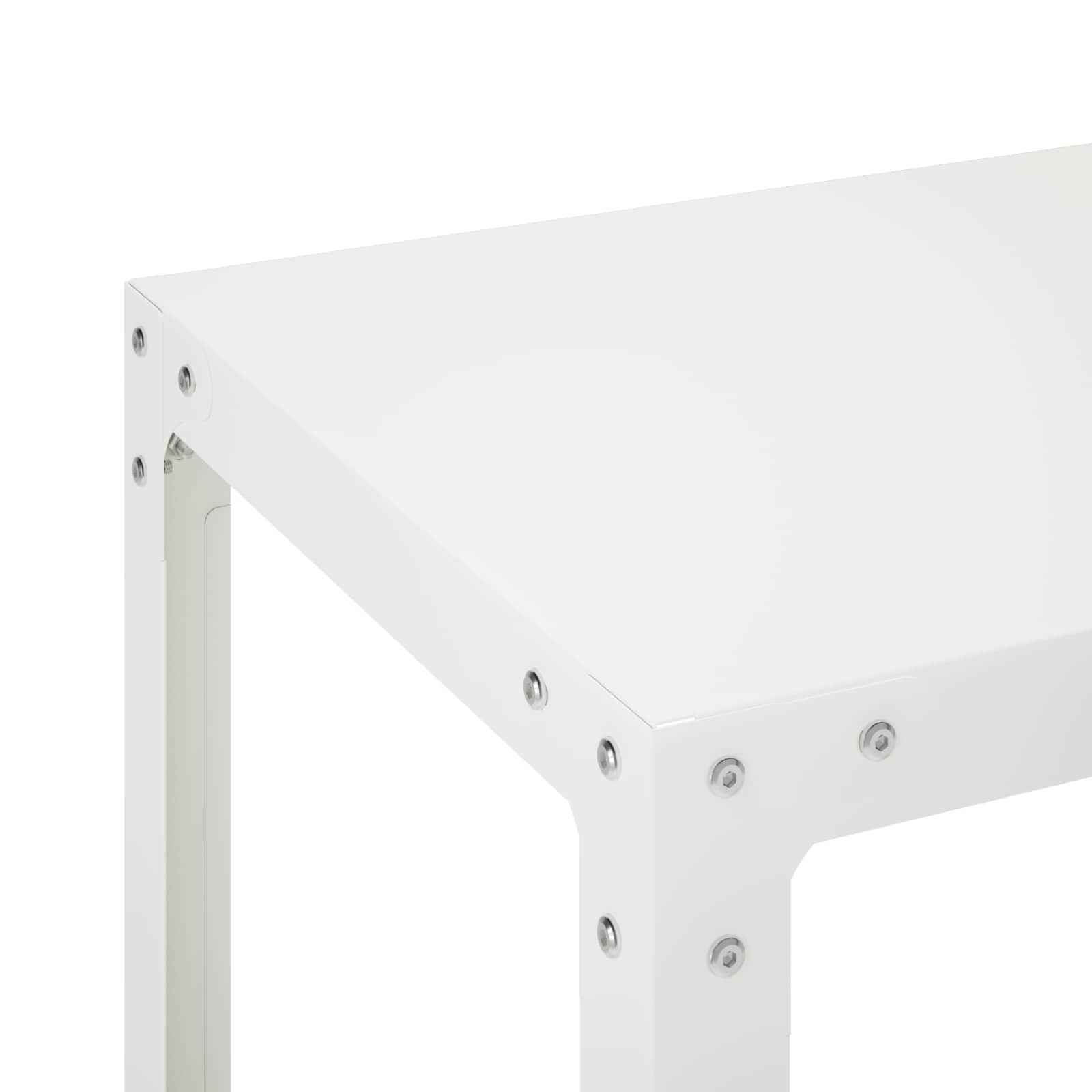 Planttafel 60 x 40 x 80 cm Gepoedercoat staal Wit image 5