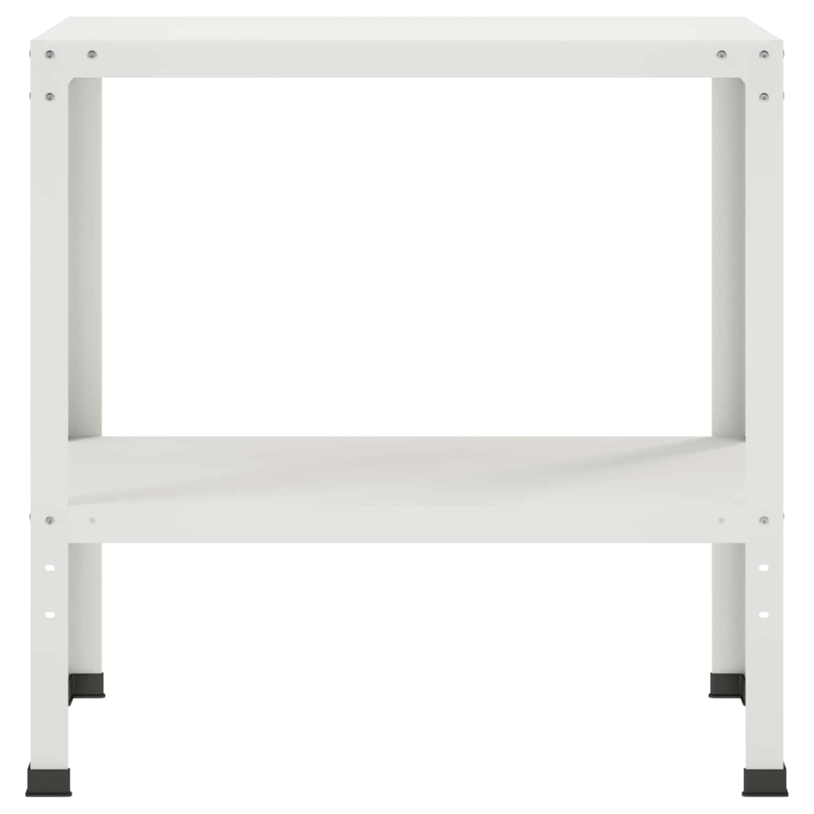 Planttafel 60 x 40 x 80 cm Gepoedercoat staal Wit image 3