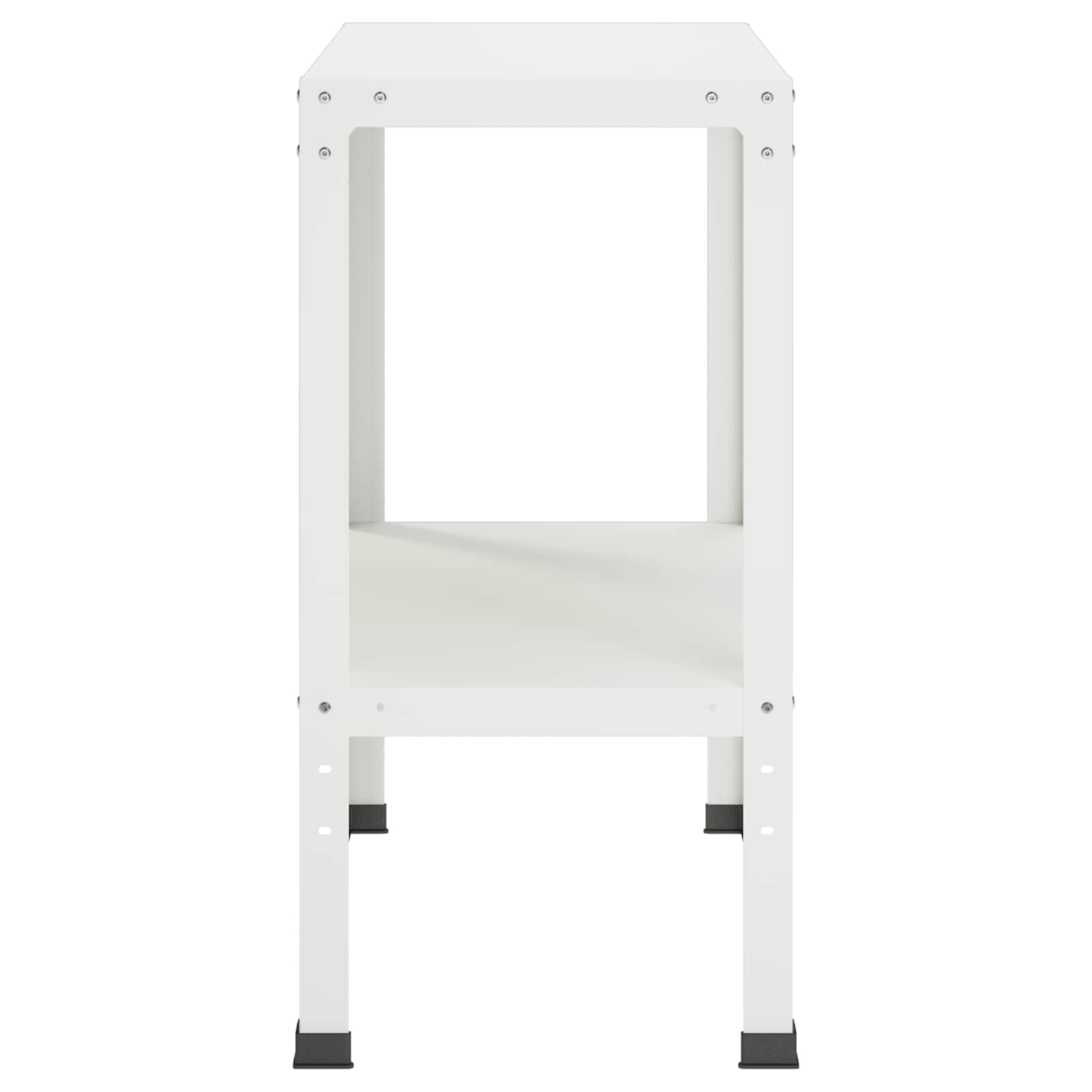 Planttafel 60 x 40 x 80 cm Gepoedercoat staal Wit image 4