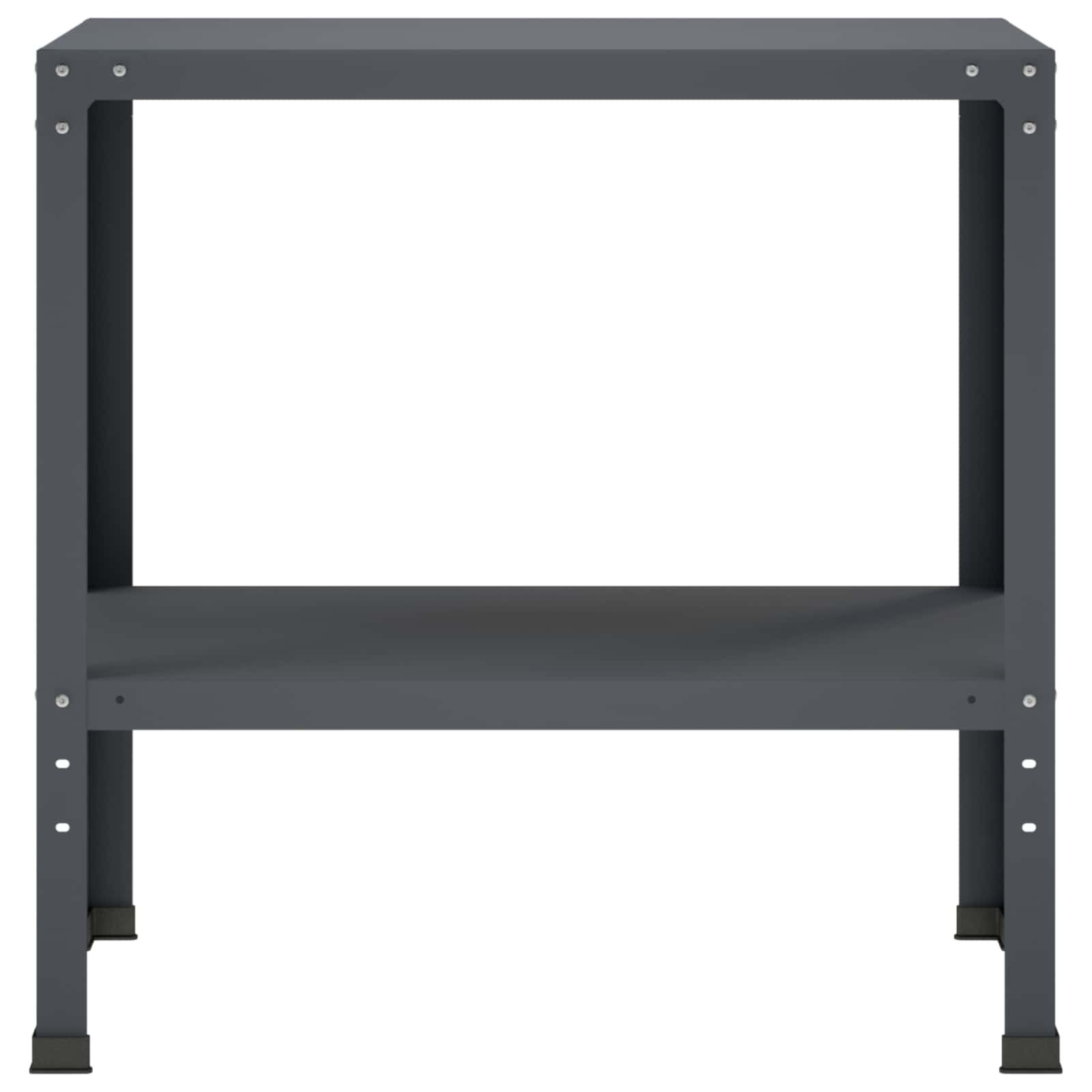 Planttafel 60 x 40 x 80 cm Gepoedercoat staal Antraciet image 3