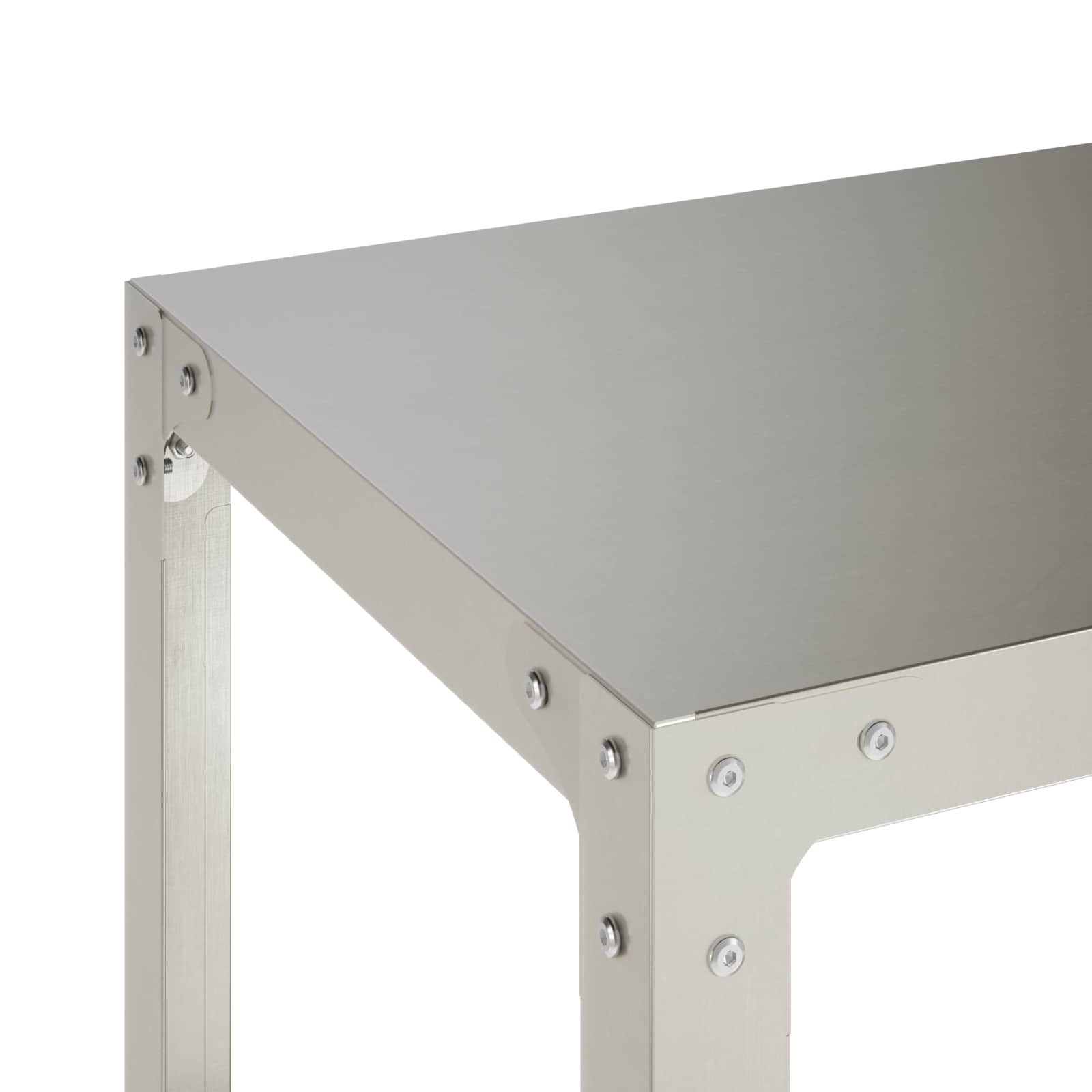 Planttafel 60 x 40 x 80 cm Roestvrij staal zilver image 5