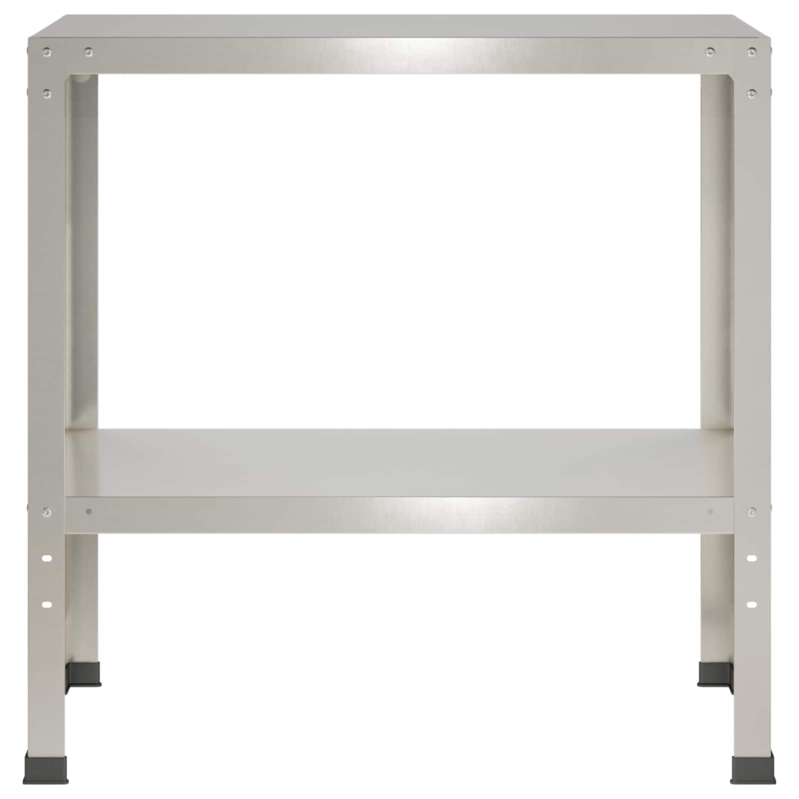 Planttafel 60 x 40 x 80 cm Roestvrij staal zilver image 3