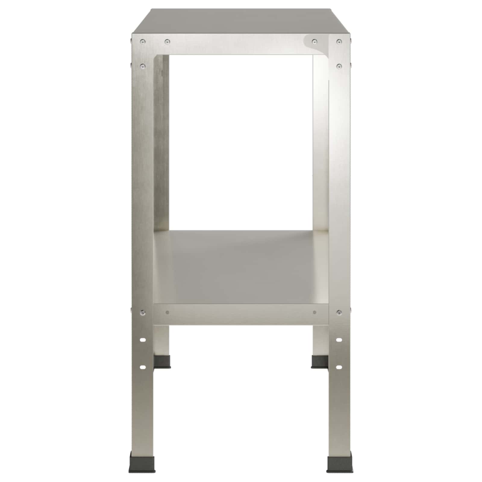Planttafel 60 x 40 x 80 cm Roestvrij staal zilver image 4