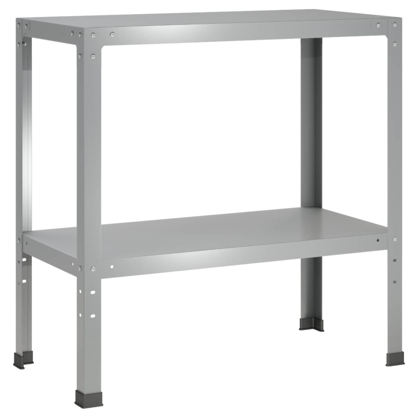 Planttafel 60 x 40 x 80 cm Gegalvaniseerd staal zilver image 2