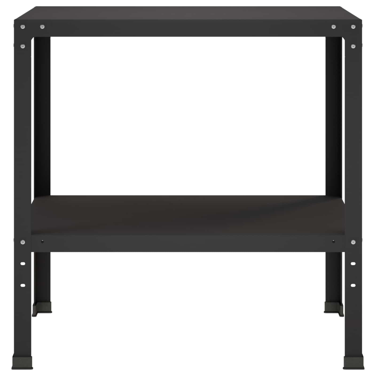 Planttafel 100 x 50 x 80 cm Gepoedercoat staal Zwart image 3