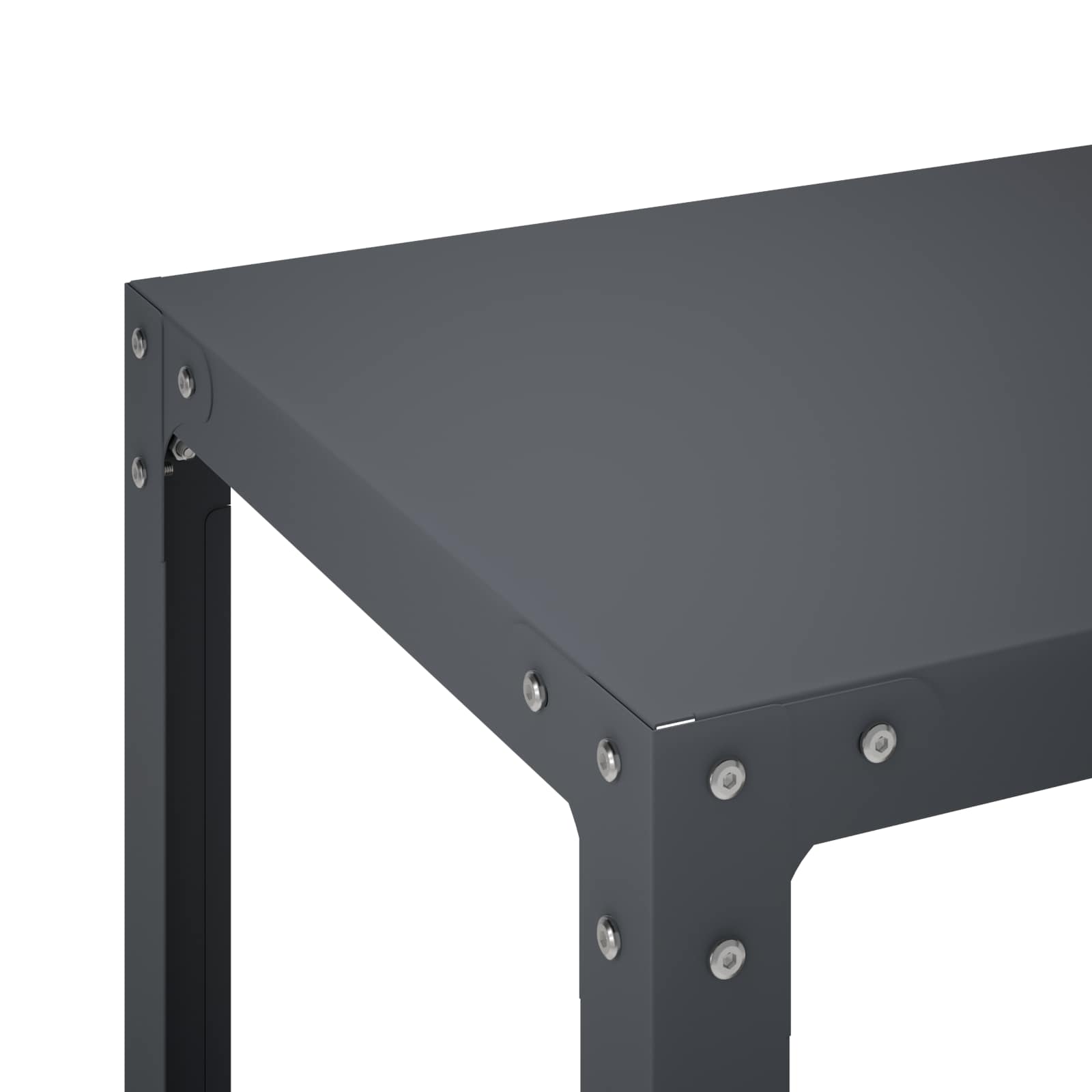 Planttafel 100 x 50 x 80 cm Gepoedercoat staal Antraciet image 5
