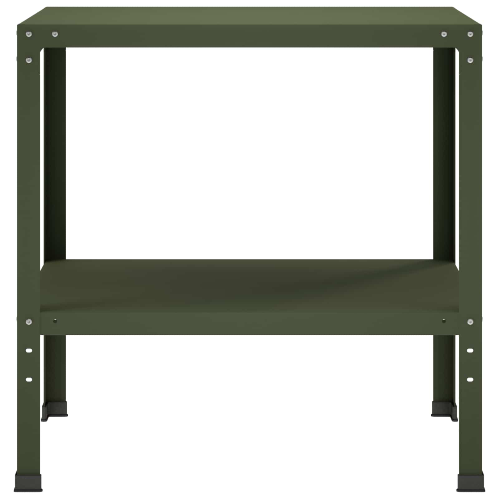 Planttafel 100 x 50 x 80 cm Gepoedercoat staal Olijfgroen image 3