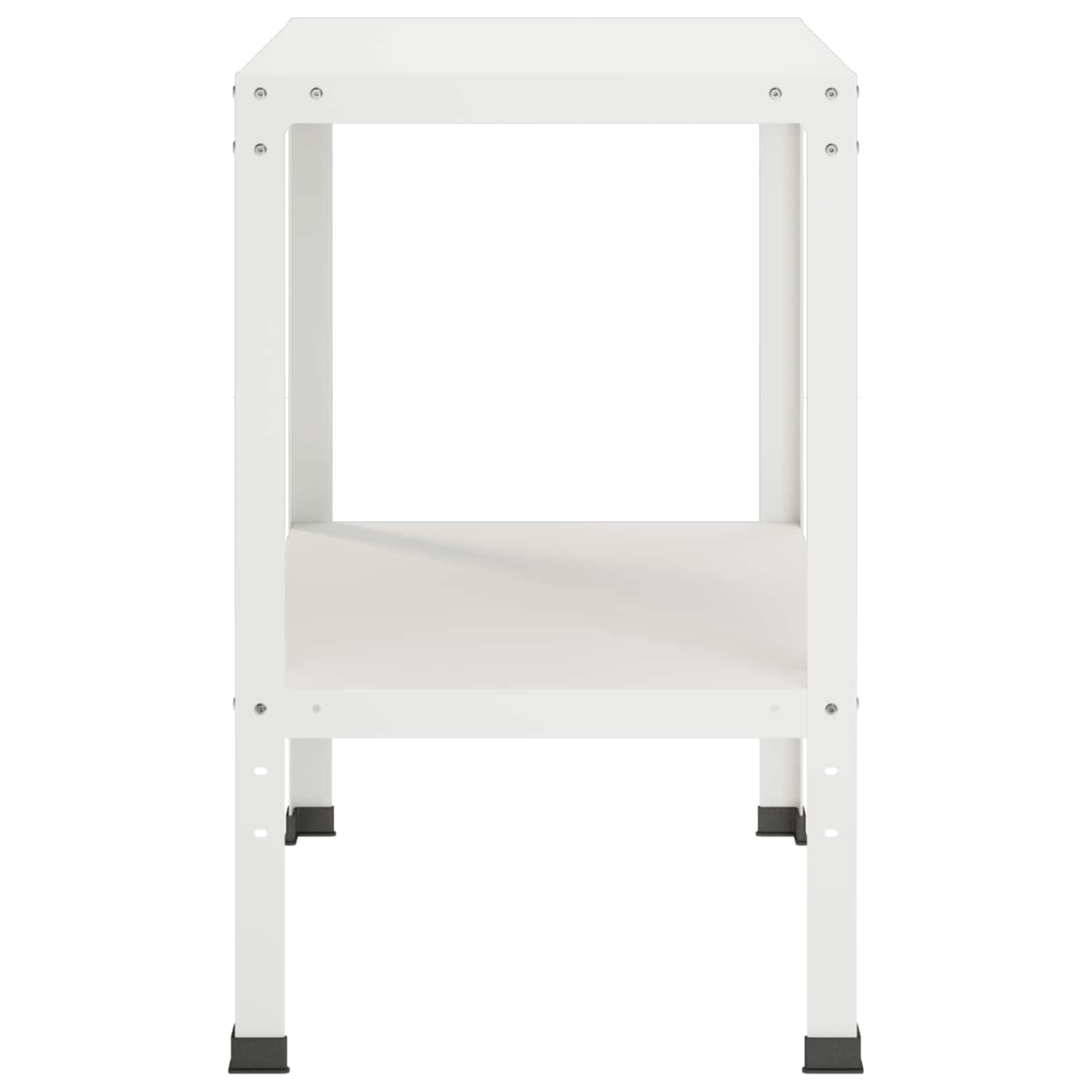 Planttafel 80 x 50 x 80 cm Gepoedercoat staal Wit image 4